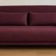 Ligne Roset (Multy Claude Brisson) - 3-seater - with armrests - colour cassis