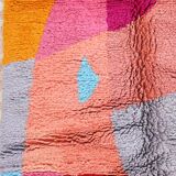 Contemporary high-quality multicoloured Azilal Berber rug - 246 x 153 cm