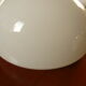 Plafonnier en opaline demi-lune 1950