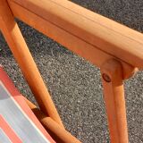 Deck chair, Chilean vintage orange tone