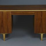 Swedish double-sided teak desk, late 1950s/early 1960s, SMB Bodafors