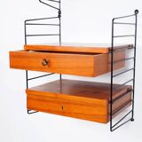 Teak Wall System by Kajsa & Nils Nisse Strinning for String, 1960s