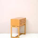 Scandinavian oak chest of drawers with two drawers