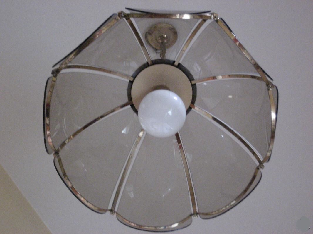 Golden metal luster "flower" early 80s