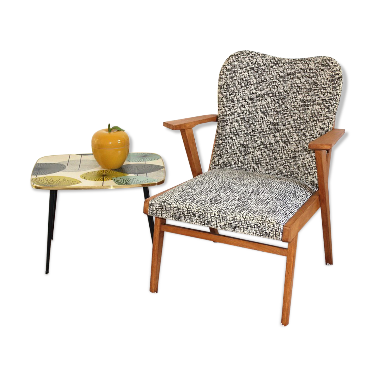 Fauteuil type scandinave des années 50