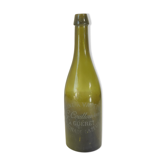 Bouteille en verre soufflée 19eme limonade gazeuse g.coulloudon a gueret