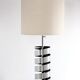 Jacques Charpentier, lampe en métal chromé