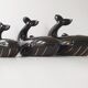 Suite de 3 vide-poches baleine 1960 vintage
