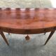 Louis XVI dining table and 3-length console
