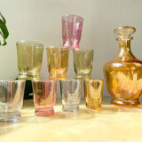 Aperitif service, cooked wine, port or liqueur Verrerie de Monaco