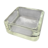 Glass square ashtray