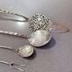 Antique Swedish Sterling Silver Hors d'Oeuvre and Dessert Serving Set, 1949