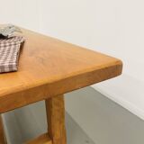 2m solid elm farmhouse table