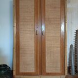 Vintage bamboo cabinet 1960
