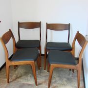 Set of 4 vintage rosewood chairs from the 1960s, Richbilt, Johannes Anderse