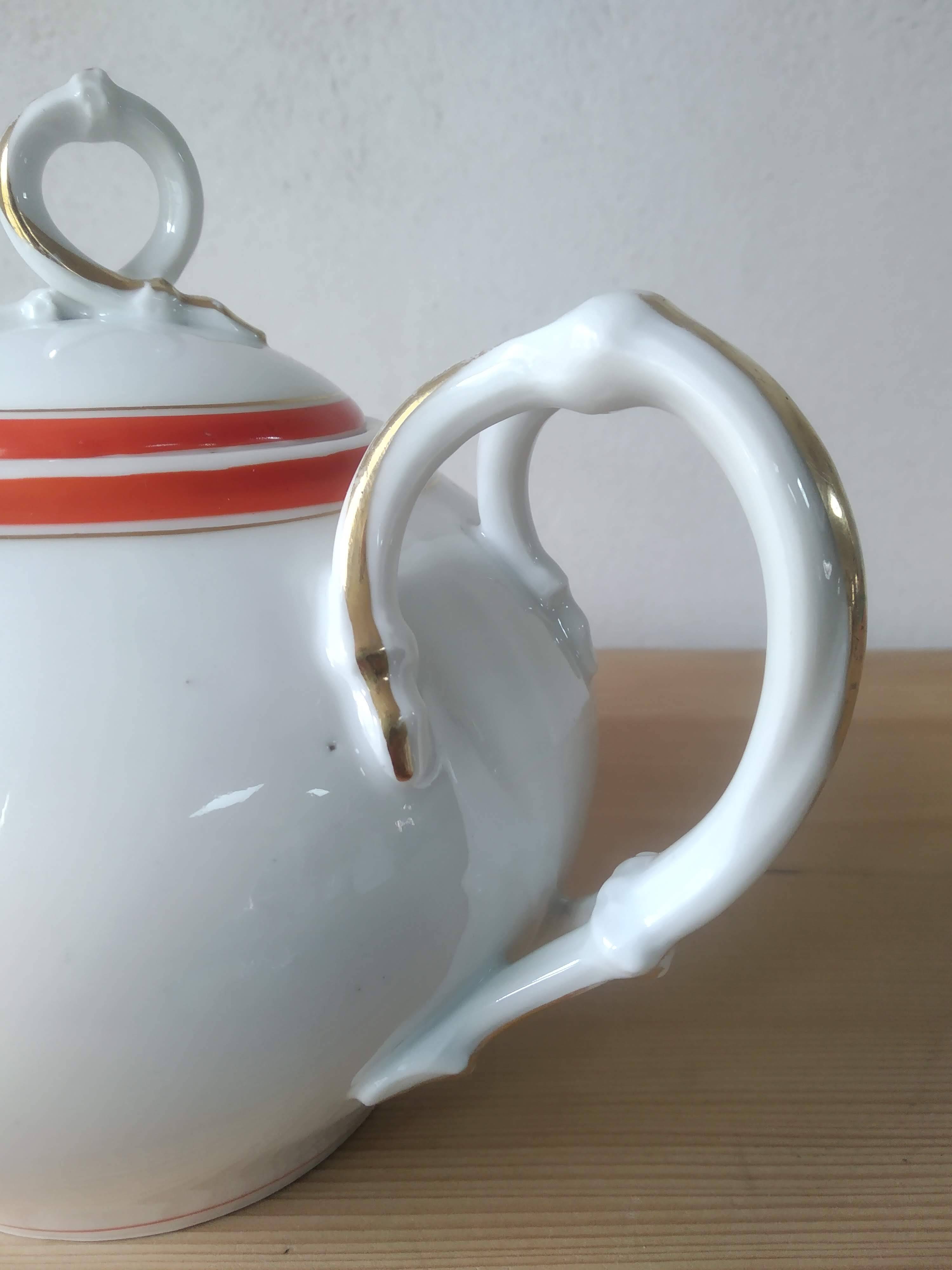 19th century Paris porcelain teapot