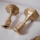Lot de 3 bougeoirs en laiton Nijhof