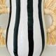 Vase amphore noir et blanc
