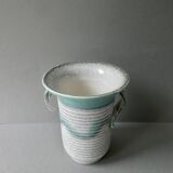 Glazed ceramic vase, 1930s, Art Deco