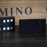 Wooden domino game