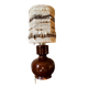 Ceramic lamp and its woven wool lampshade