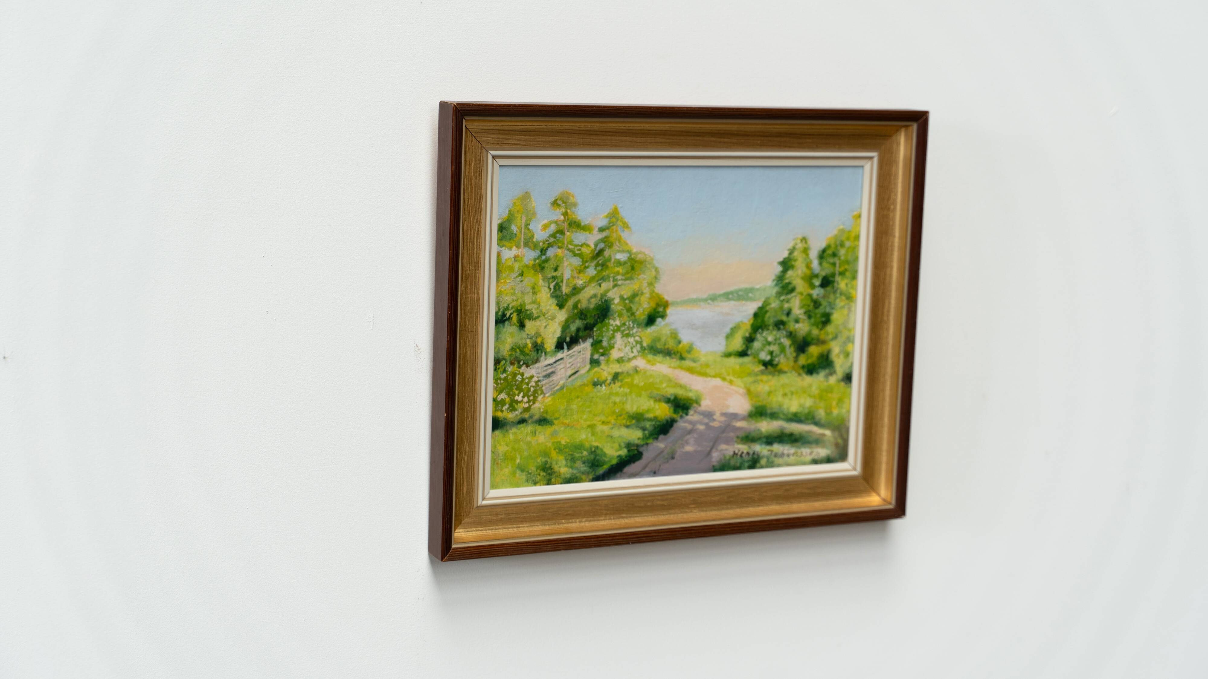 1970's Swedish painting by Henry Johansson