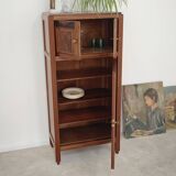 Antique wooden gramophone sideboard Art Deco France 1950