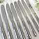 8 vintage stainless steel knives made in France