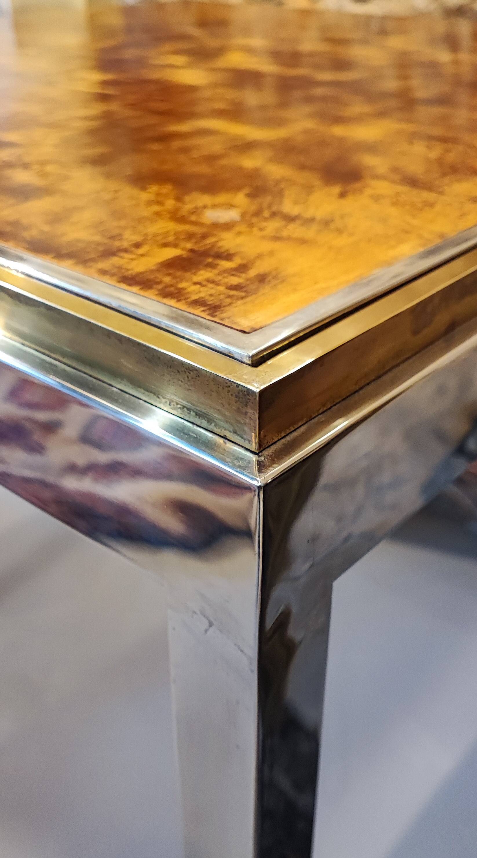 Vintage WILLY RIZZO game table 1970s