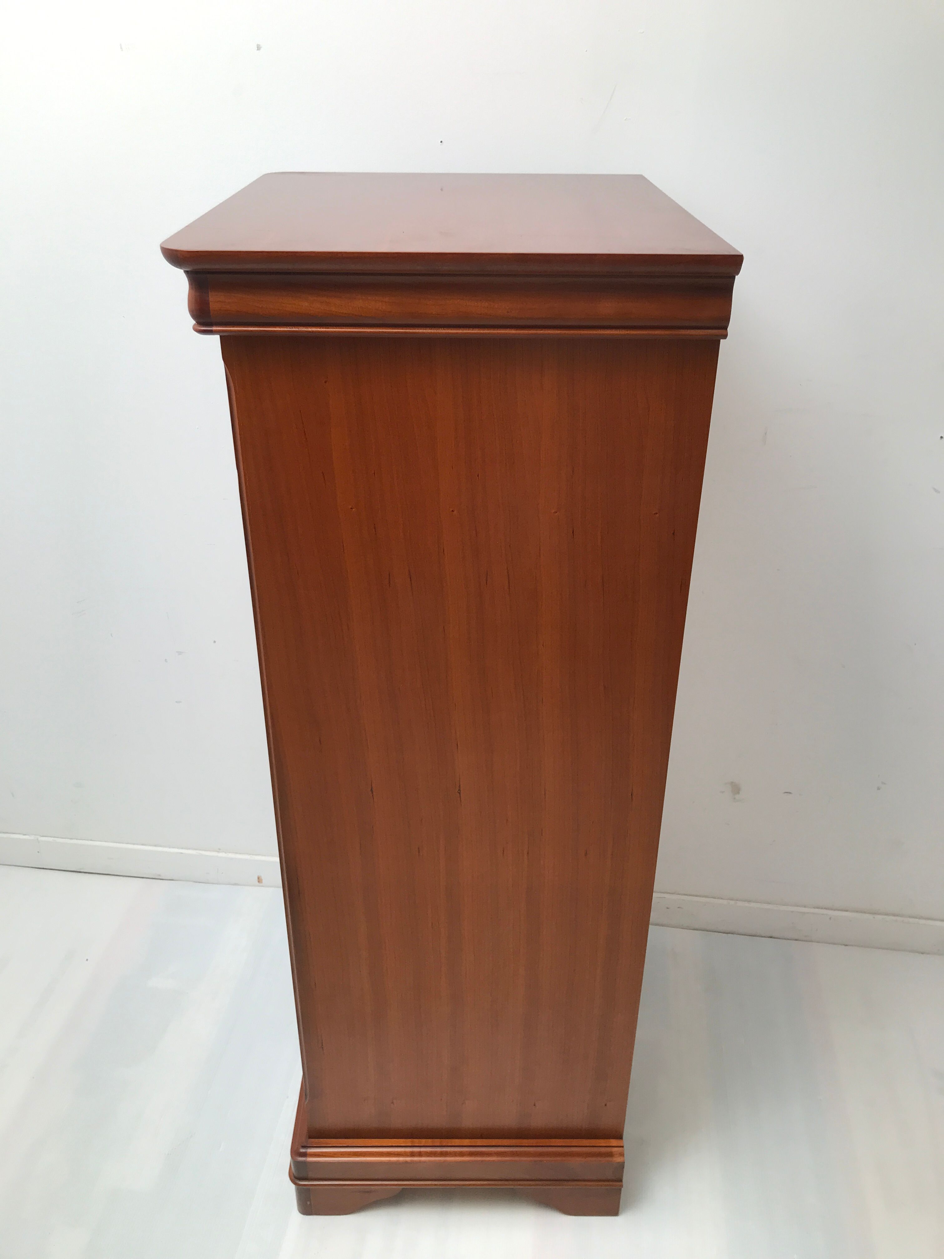 Louis Philippe style curtain binder cabinet