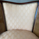 Pair of vintage 1940 canned armchairs
