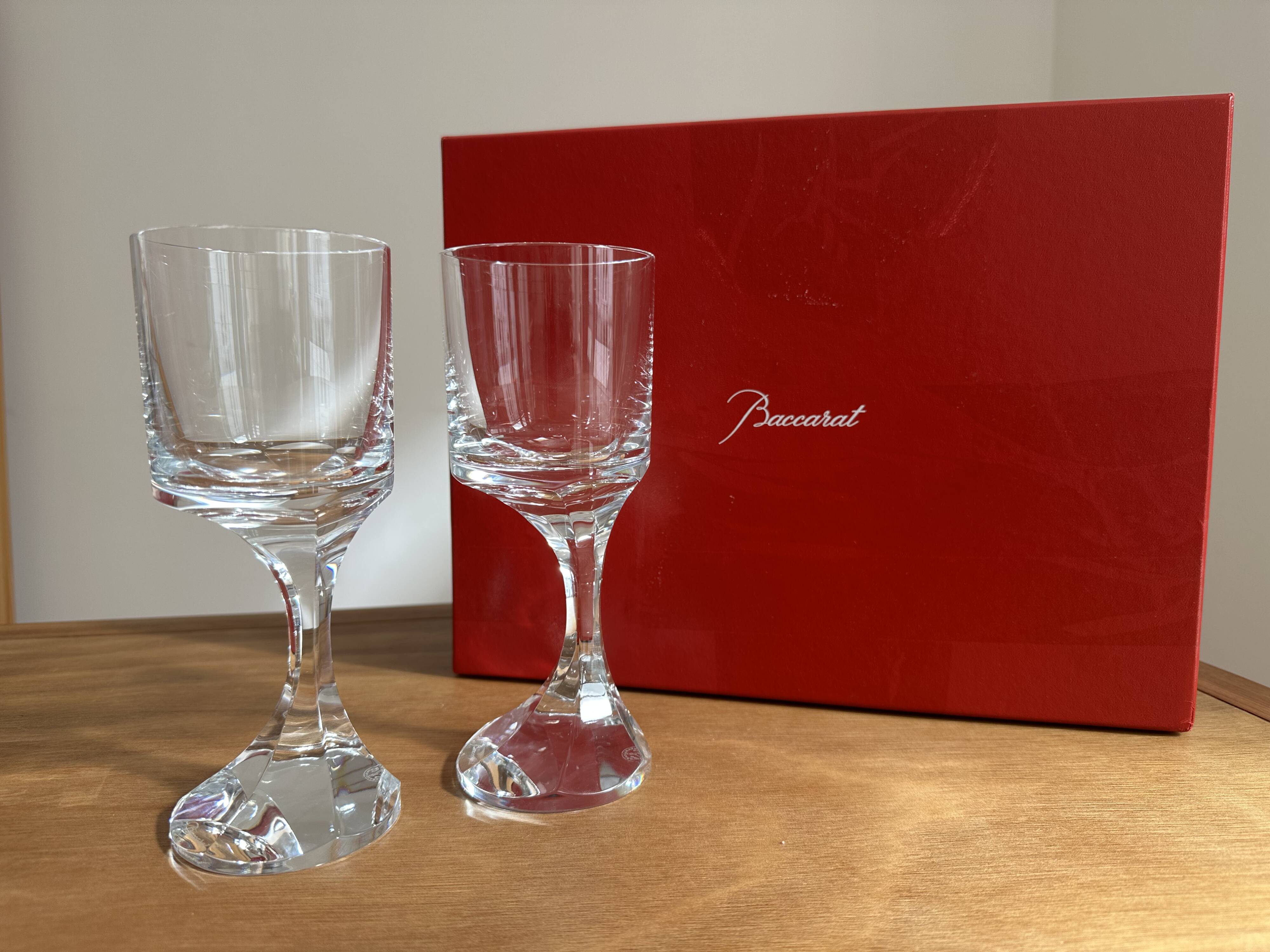 2x Verres à Pieds en Crystal "Narcisse" de Baccarat