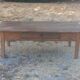 19th-century oak farmhouse coffee table 149cm
