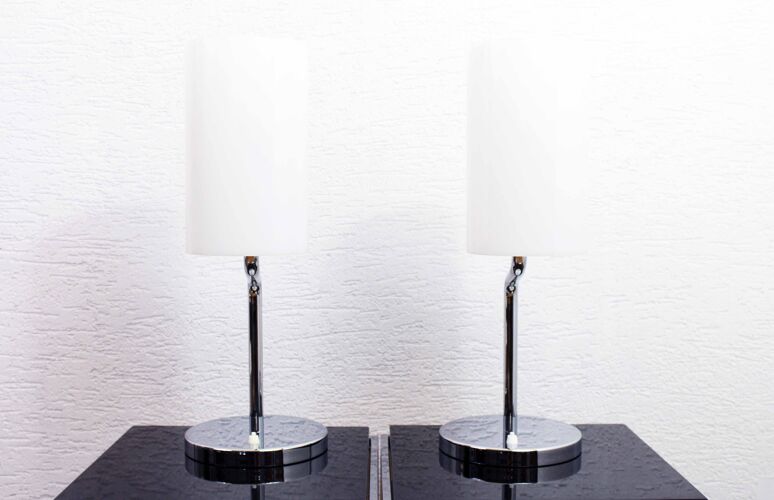 Paire de lampes design italien
