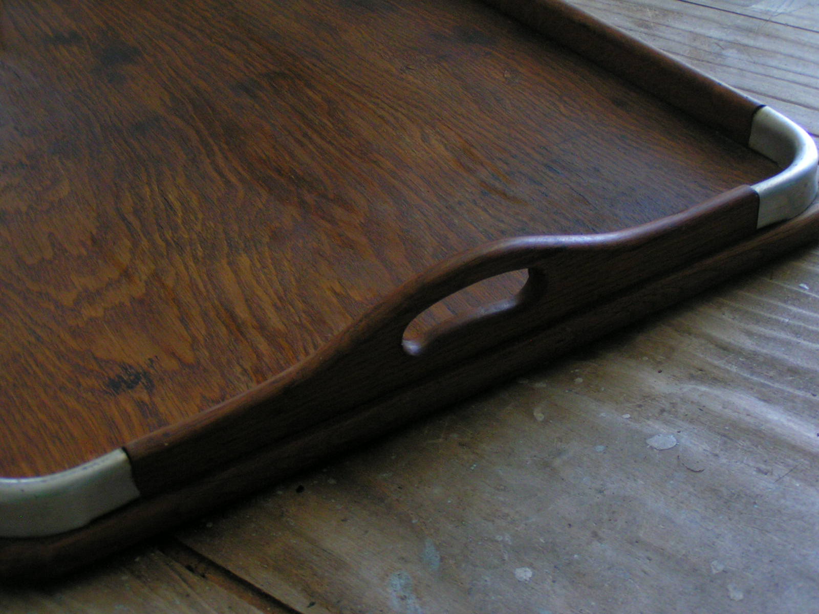 Art Deco wooden service tray