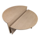 Round travertine coffee table, model for Up & Up, Italy, 1970s
