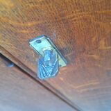 Art Deco buffet wooden tray, antique china cabinet