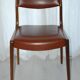 Suite de 4 chaises scandinaves des années 60