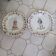 Pair of old plates faience of malicorne