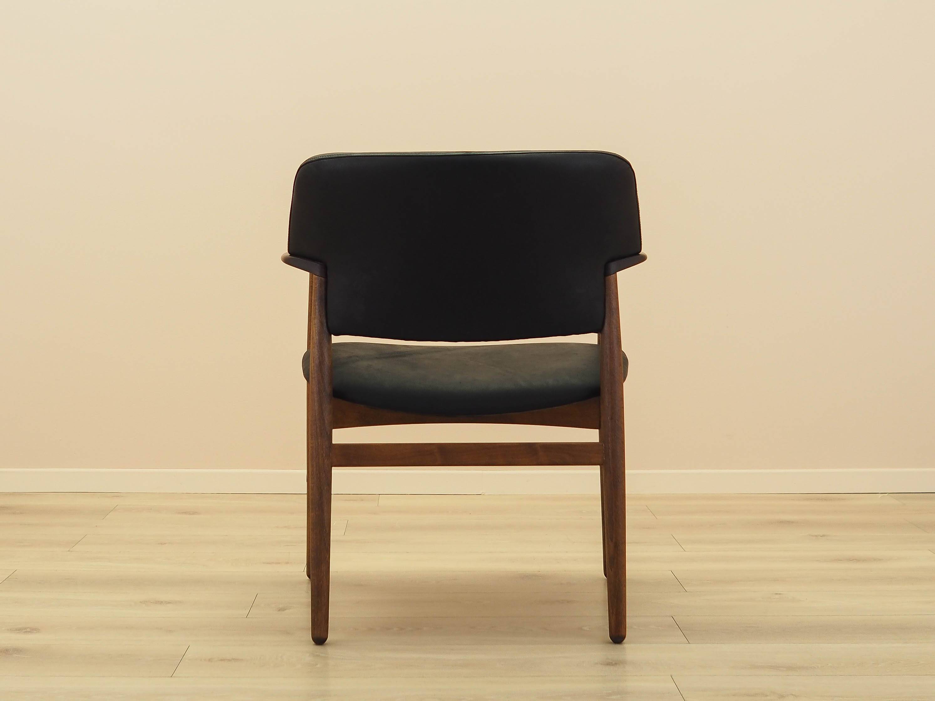 Larsen & Madsen Oak Lounge Chair for Fritz Hansen, 1970s