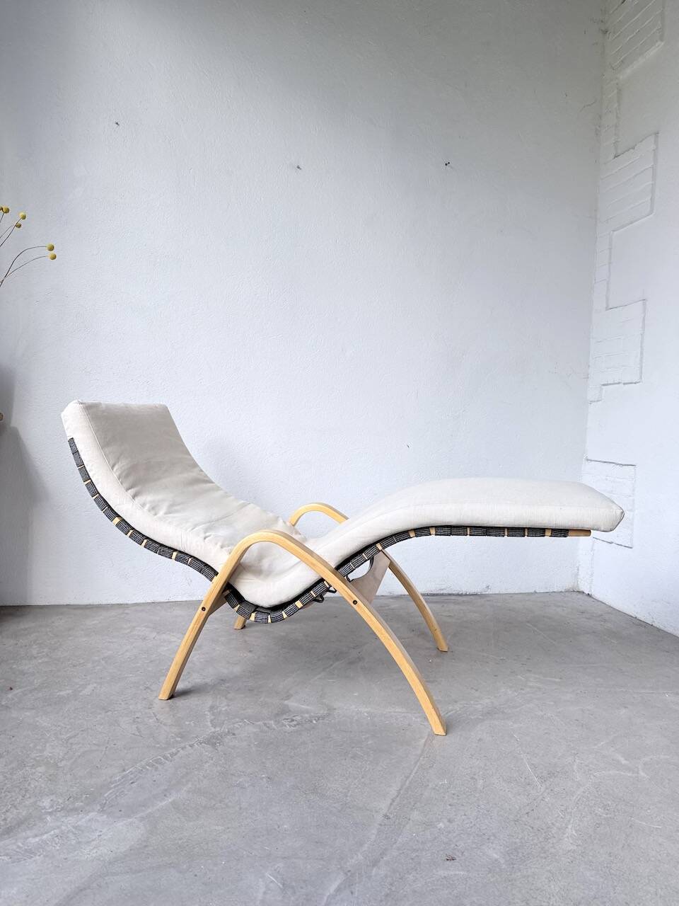 Transat hêtre bois courbé Ikea vintage Kim Samson