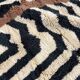 Beni M'rirt Moroccan Rug 200x300 cm – Large Black & Ecru Berber Rug