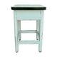 Wooden chest stool and Formica from the 60s