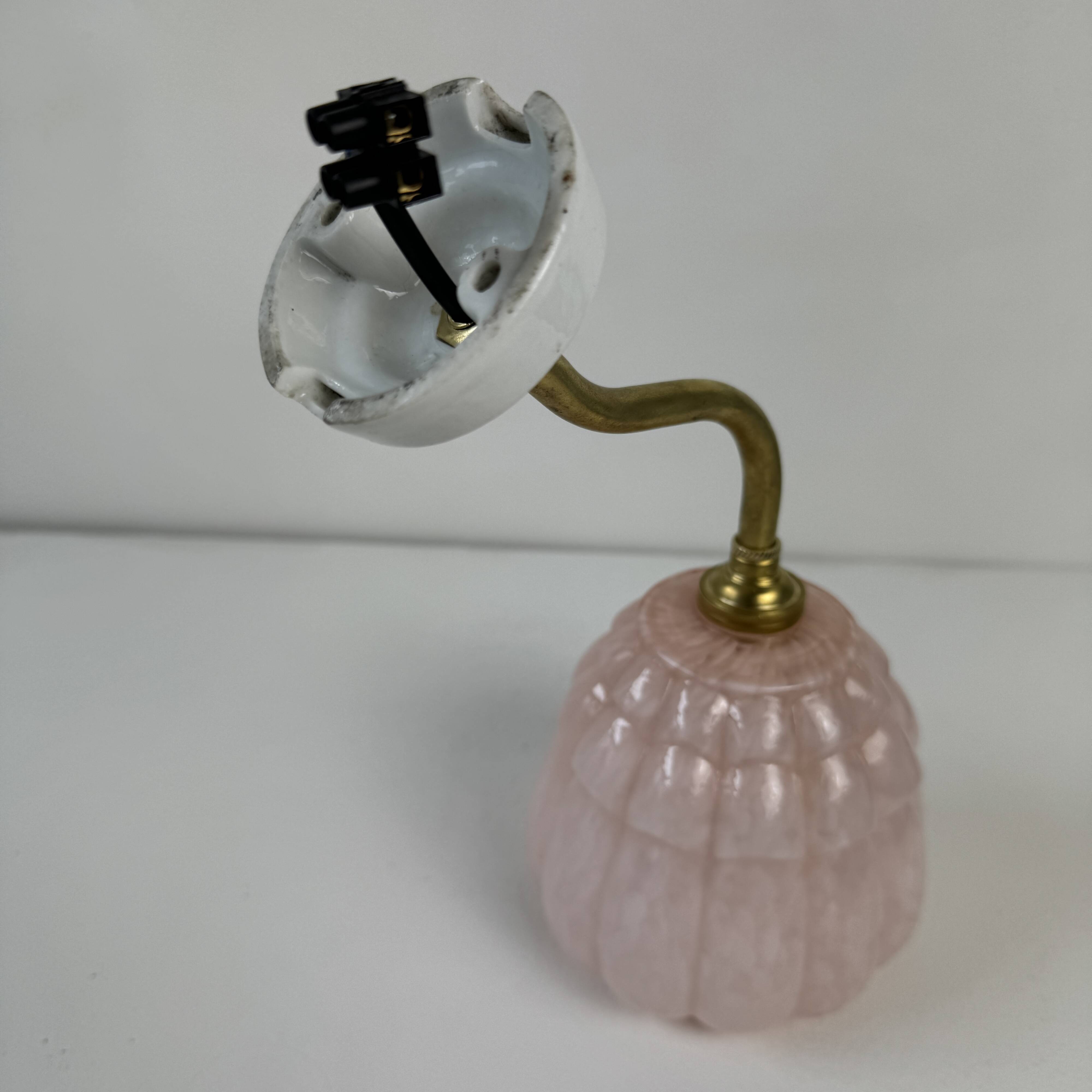 OLD ART-DECO SWAN NECK WALL LIGHT