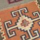 Tapis Kilim en coton et toile de jute - 90cm x 160cm