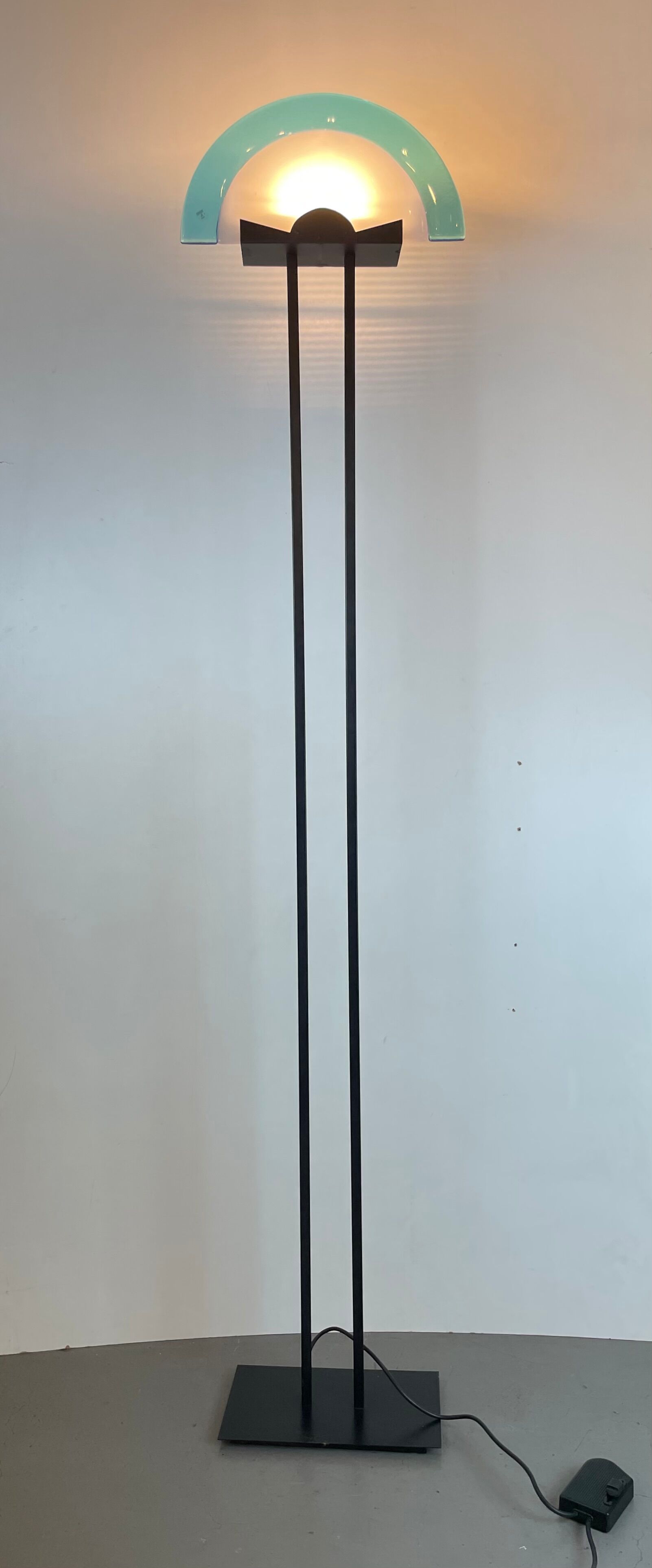 Murano Post-Modern Floor Lamp att. To Mazzega, Italy, 1980s