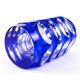 Mid-century modern vase, cobalt glass, Germany, 1950s