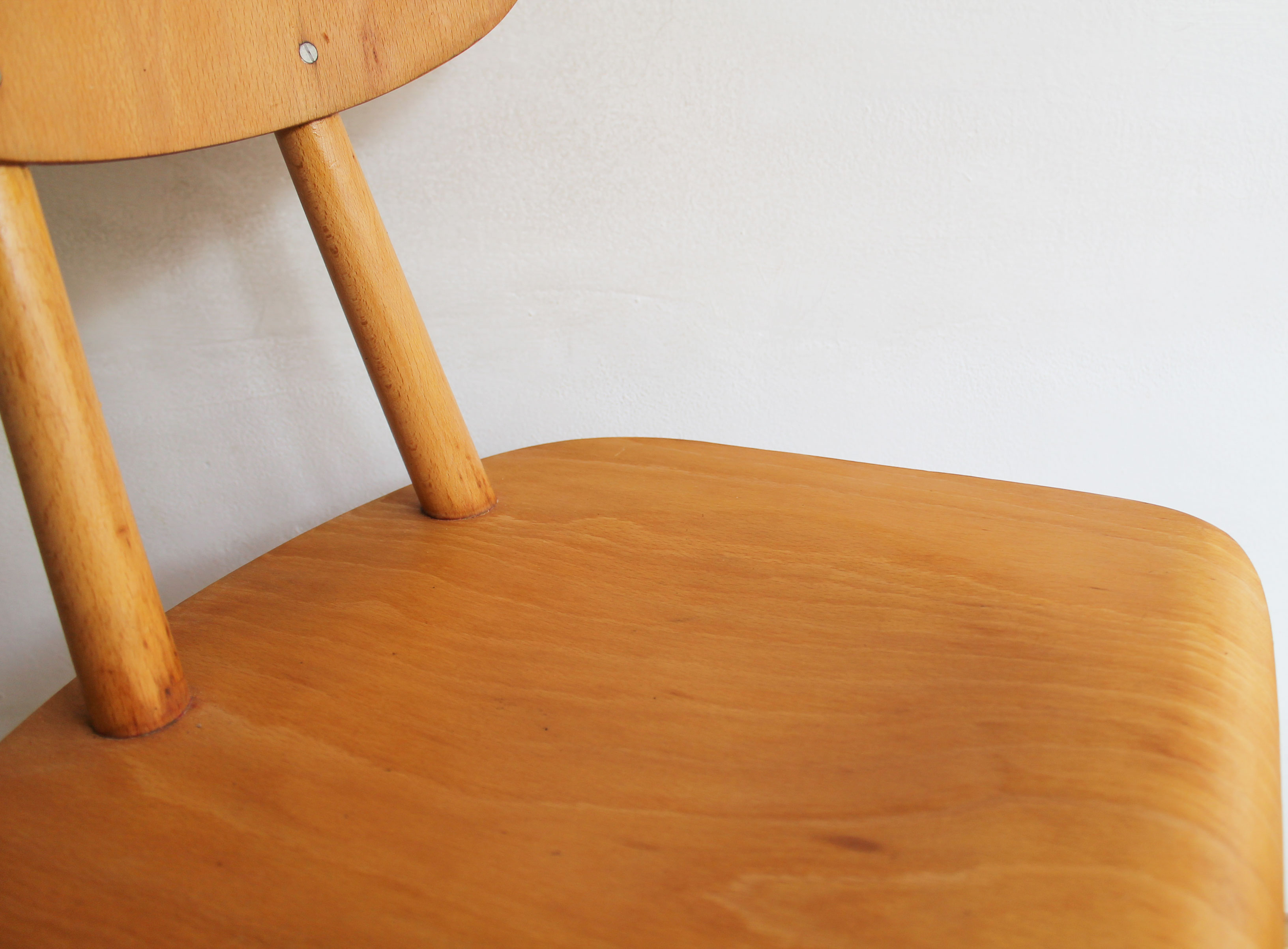 Pair of Dining Chairs by Antonin Suman for TON