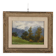 Peinture moderne signée Ercole Garavaglia, huile sur panneau dur '900