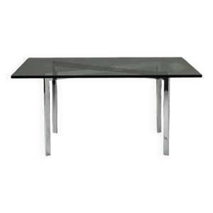 Table basse Original Barcelona par Ludwig Mies van der Rohe pour Knoll, 1920